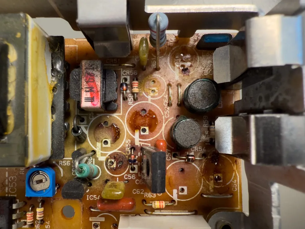 Leaking PSU Capacitors