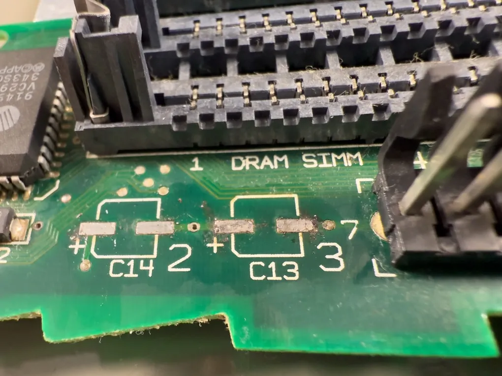 Motherboard after cleaning